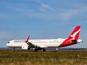 Qantas A321XLR at Sydney Airport