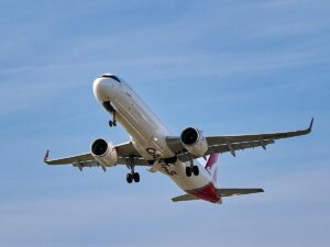 Qantas A321XLR takeoff