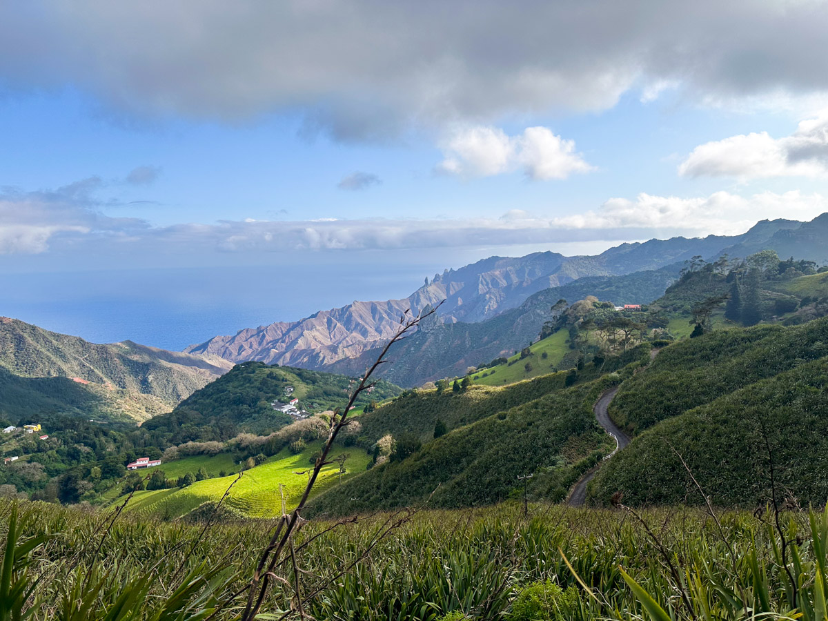 Saint Helena mountains and hiking