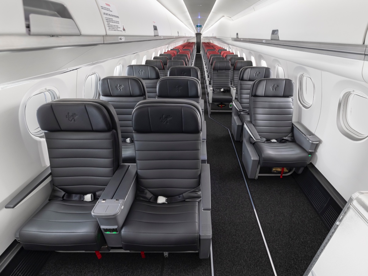 Virgin Australia Regional Airlines Embraer E190-E2 interior