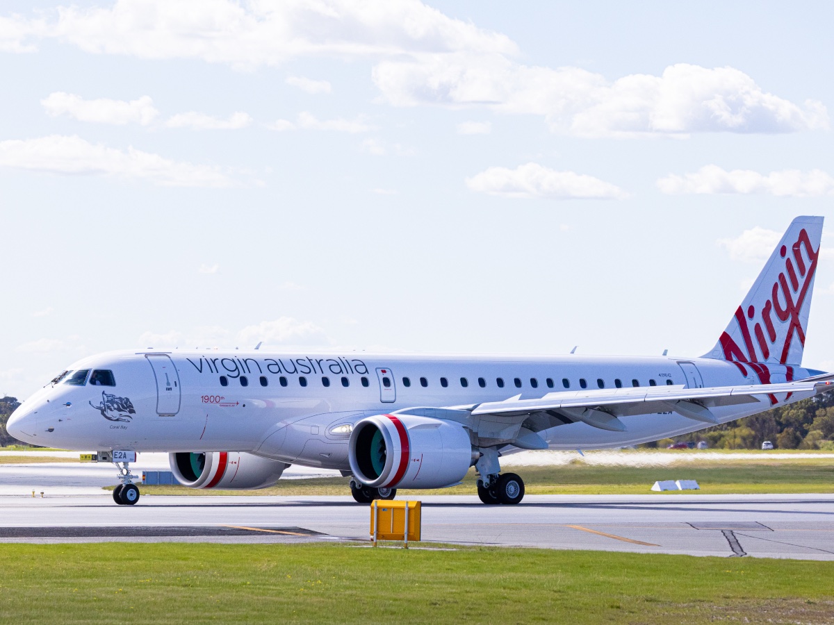 Virgin Australia E190-E2 in Perth