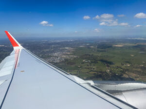 Landing in Melbourne on Jetstar