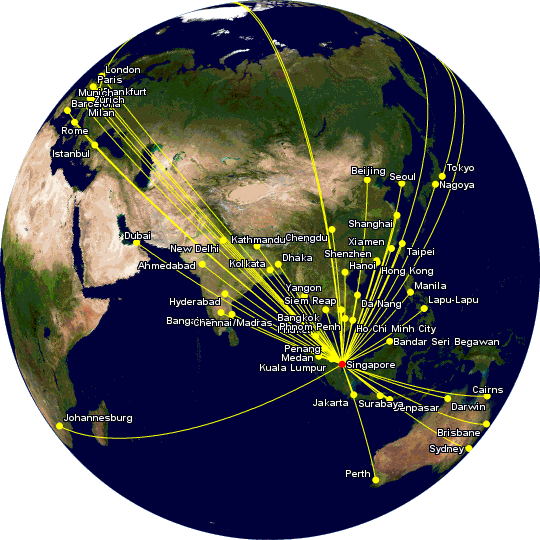 Singapore Airlines routes included in the Spontaneous Escapes promo for December 2025