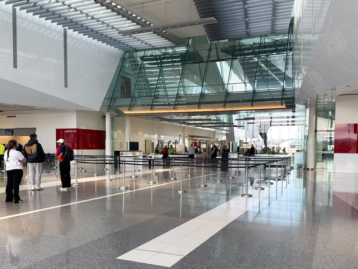 Canberra Airport departures