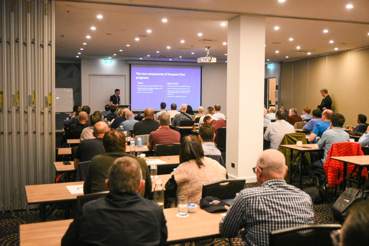 Matt Graham presents a lecture at the AFF MasterClass