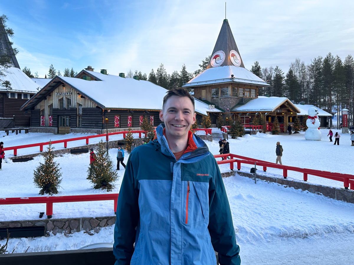 Matt Graham in Rovaniemi, Finland