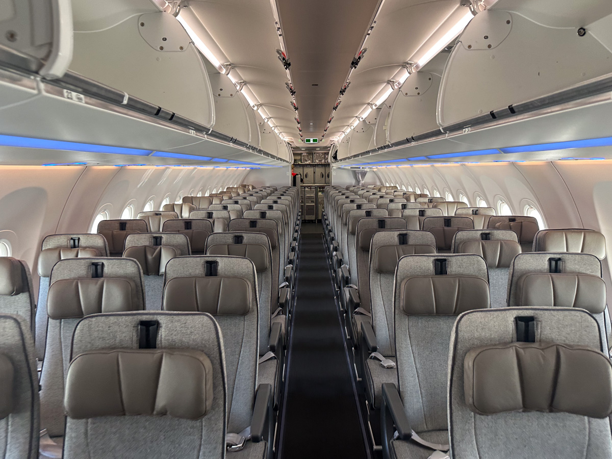 Qantas Airbus A321XR Economy Class seats