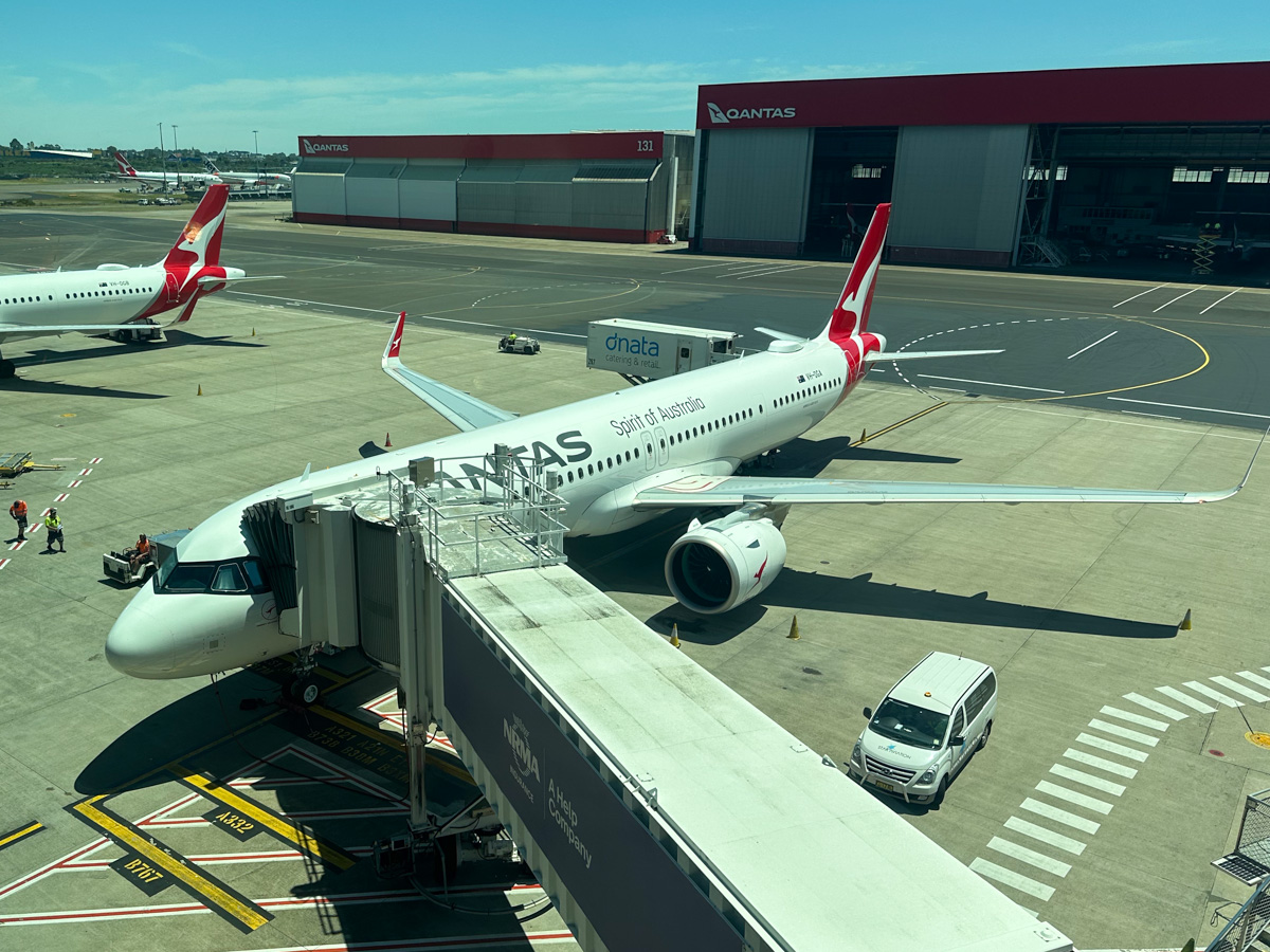 Qantas A321XLR at Sydney Airport
