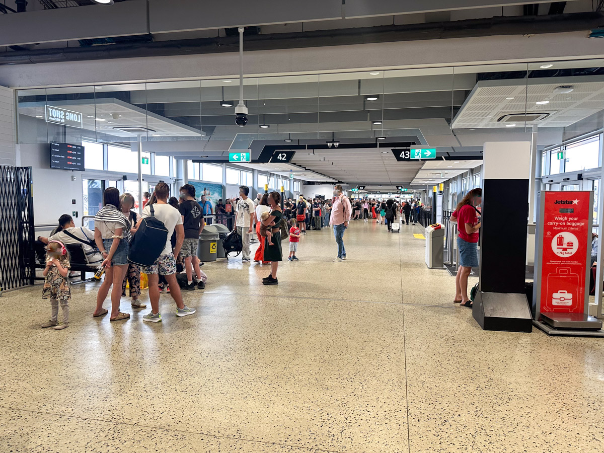Jetstar's domestic terminal 4 gates at Melbourne Airport
