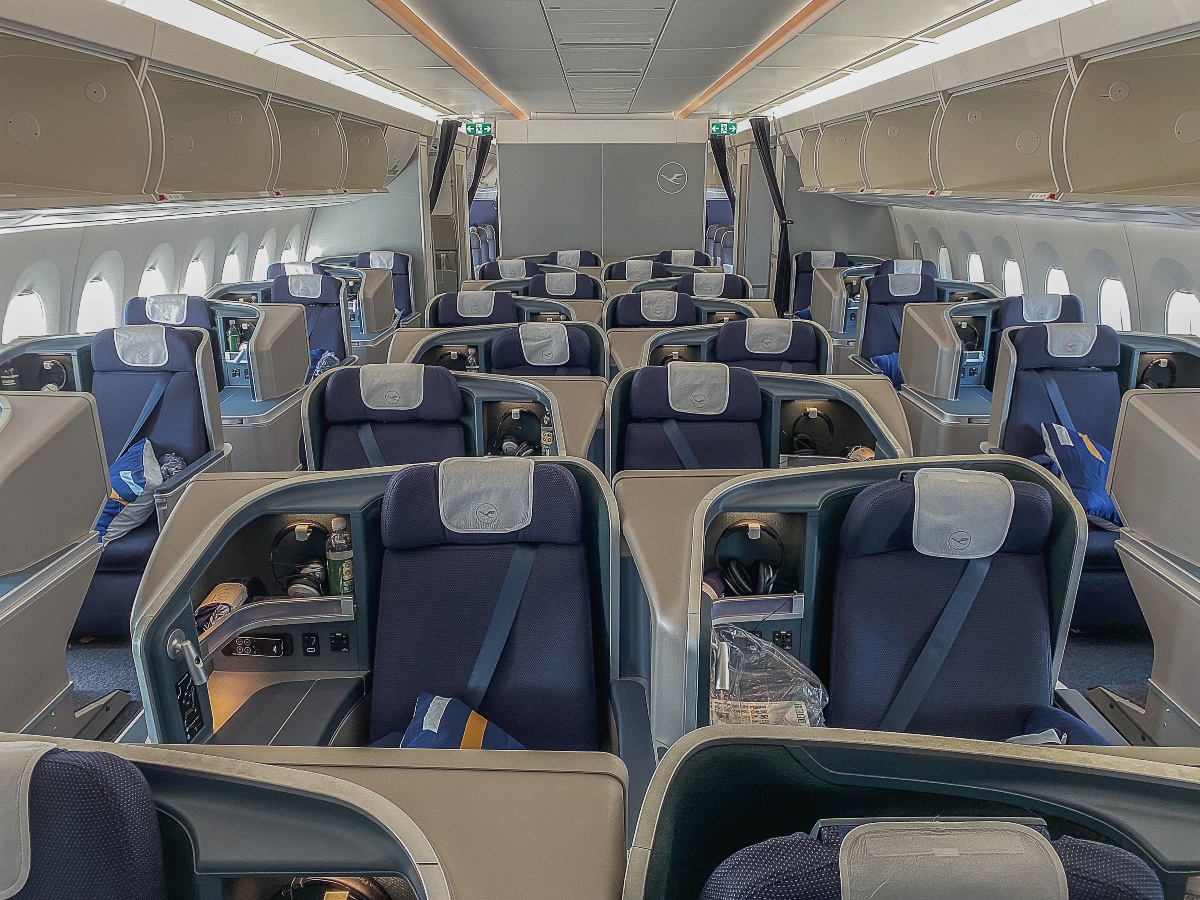 Philippine Airlines A350 Business Class, now flying for Lufthansa