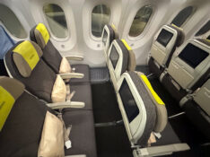 Royal Brunei Economy Class seats