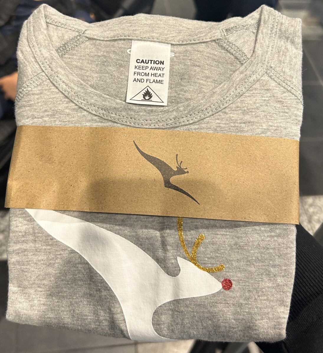 Qantas Christmas children's pyjamas