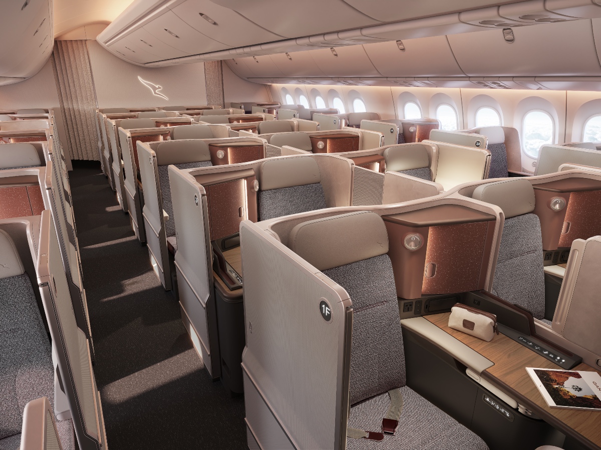 Qantas' new 787 Business Class