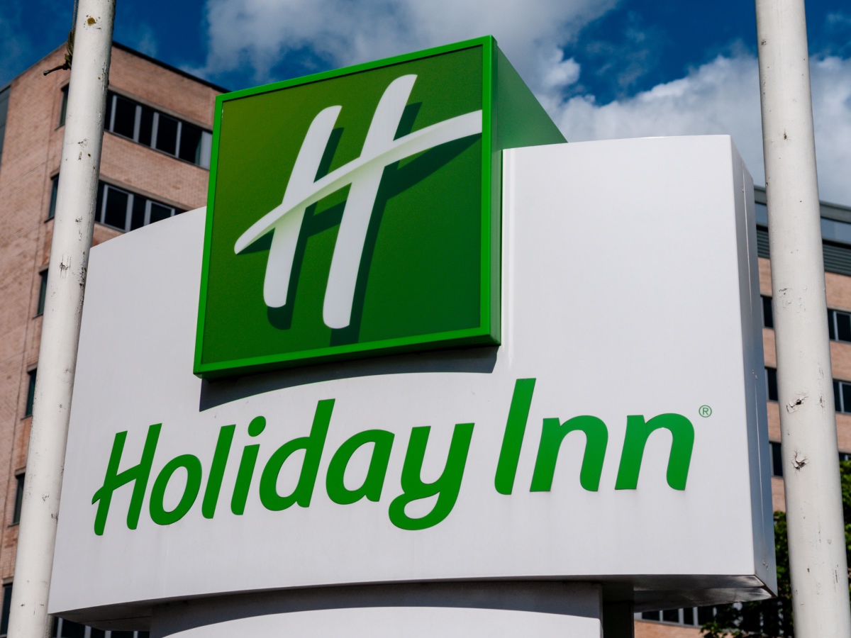 Holiday Inn Preston sign, an IHG hotel